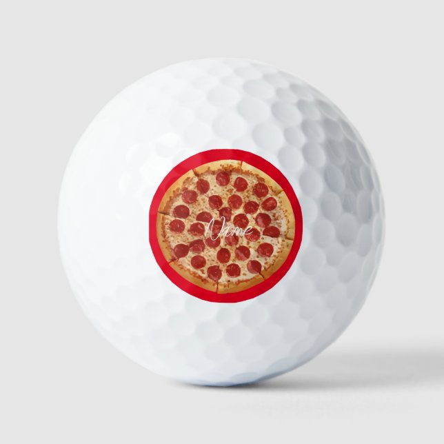 Pepperoni Pizza Thunder_Cove Golf Balls (Front)