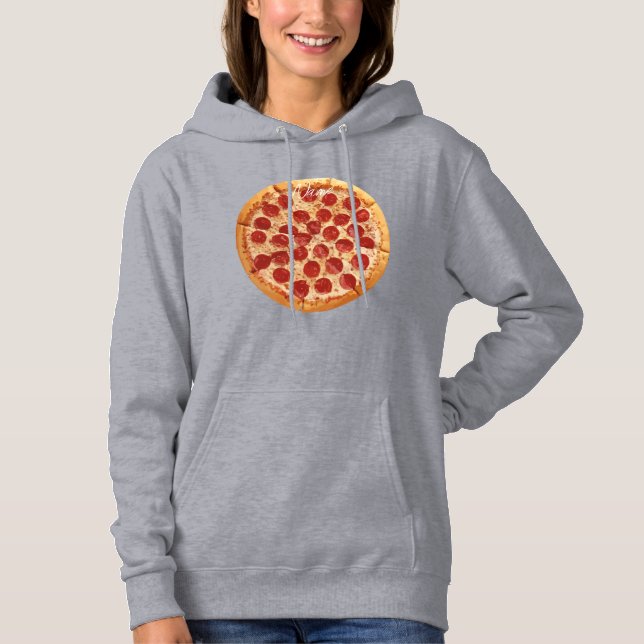 Pepperoni Pizza Thunder_Cove Hoodie (Front)
