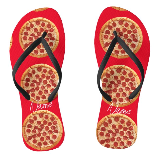Pepperoni Pizza Thunder_Cove Jandals (Footbed)