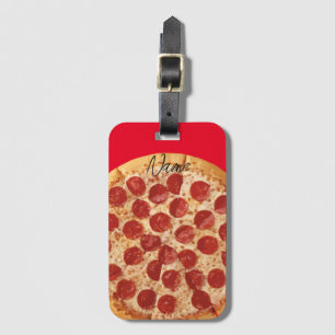 Pepperoni Pizza Thunder_Cove Luggage Tag