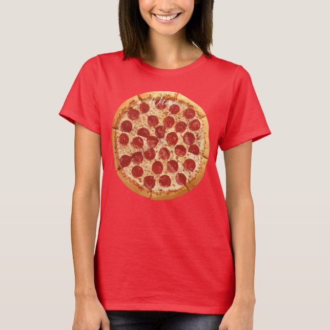 Pepperoni Pizza Thunder_Cove  T-Shirt (Front)
