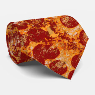 Pepperoni Pizza Tie