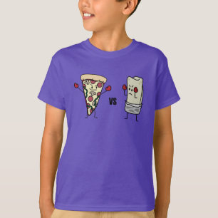 Pepperoni Pizza VS Burrito: Mexican versus Italian T-Shirt