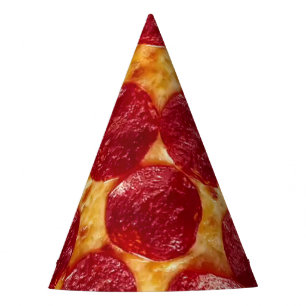 pepperonis pizza birthday party hat