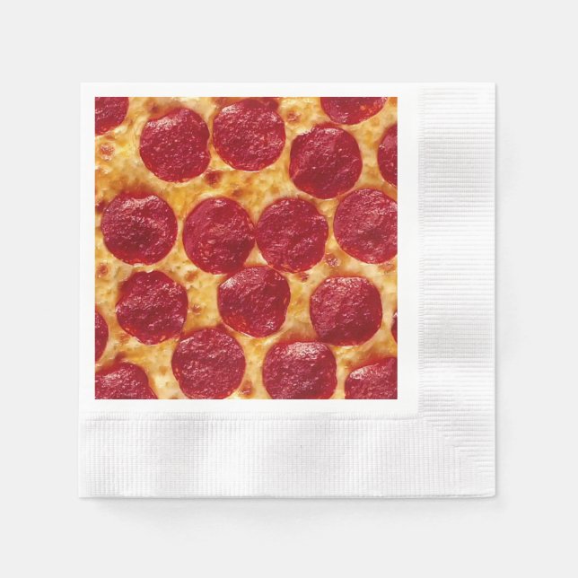 pepperonis pizza napkin (Front)