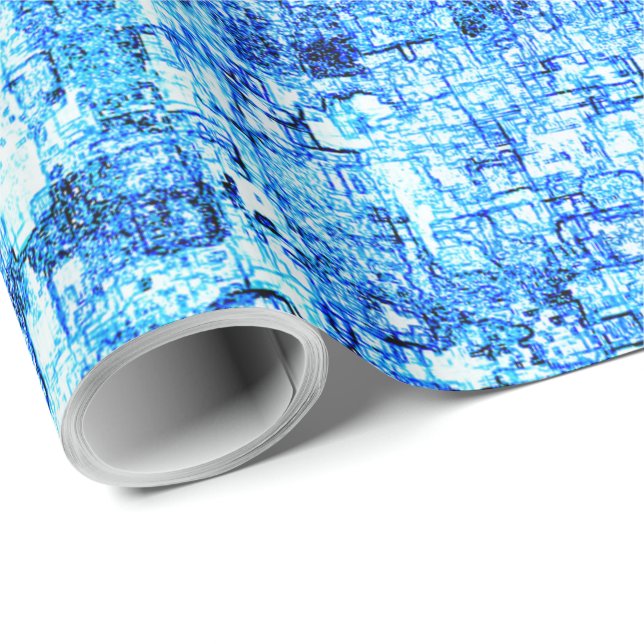 Pequenos entalhes em desenho como à caneta wrapping paper (Roll Corner)