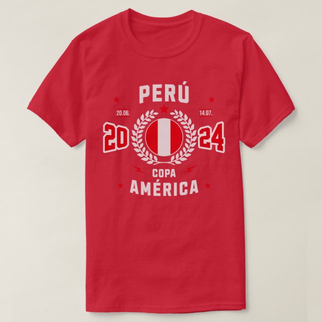 Per Copa America 2024 Fan Tee Passion and Pride (Design Front)