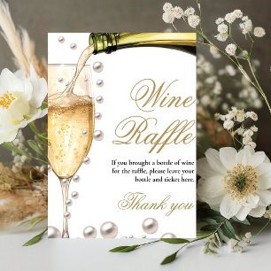 Perals and Prosecco bridal shower flower bar Sign