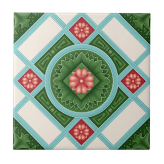 Peranakan Heritage Tile Mandala – Vibrant Nyonya 