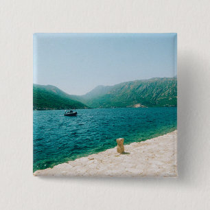 Perast - Montenegro 15 Cm Square Badge