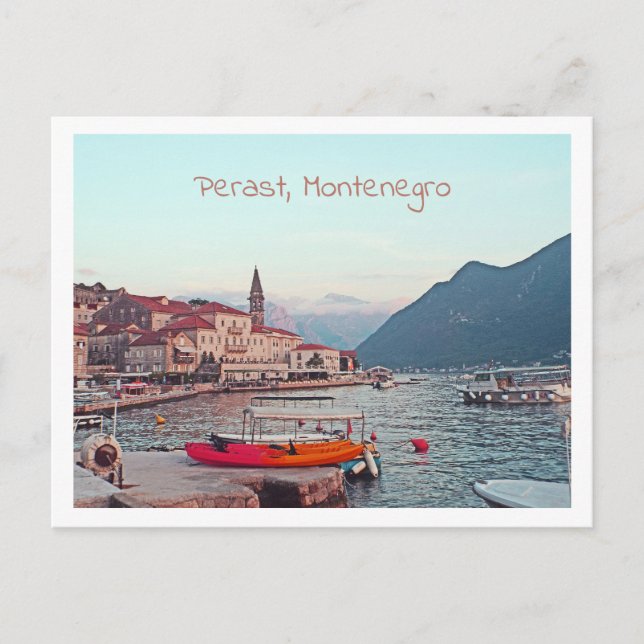 Perast, Montenegro Postcard (Front)