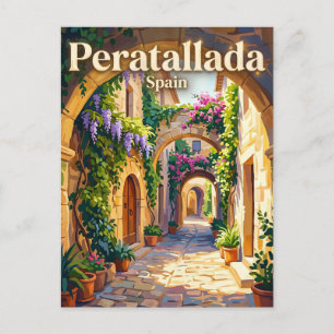 Peratallada Spain Postcard
