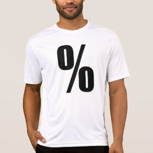 % Percent Sign 100% Symbol Percent Icon Per Cent % T-Shirt