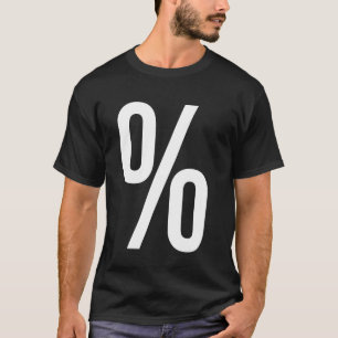 PERCENT SIGN PERCENTAGE SYMBOL RATIO PUNCTUATION M T-Shirt