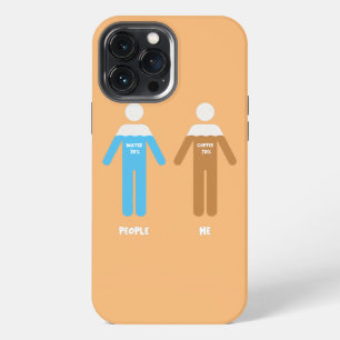 percentage coffee and water in the body COFFEE iPhone 13 Pro Max Case