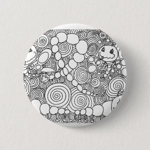 Percentum Bugz 6 Cm Round Badge