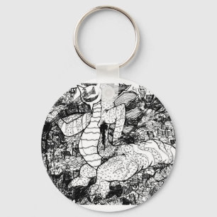 Percentum Godzilla Key Ring