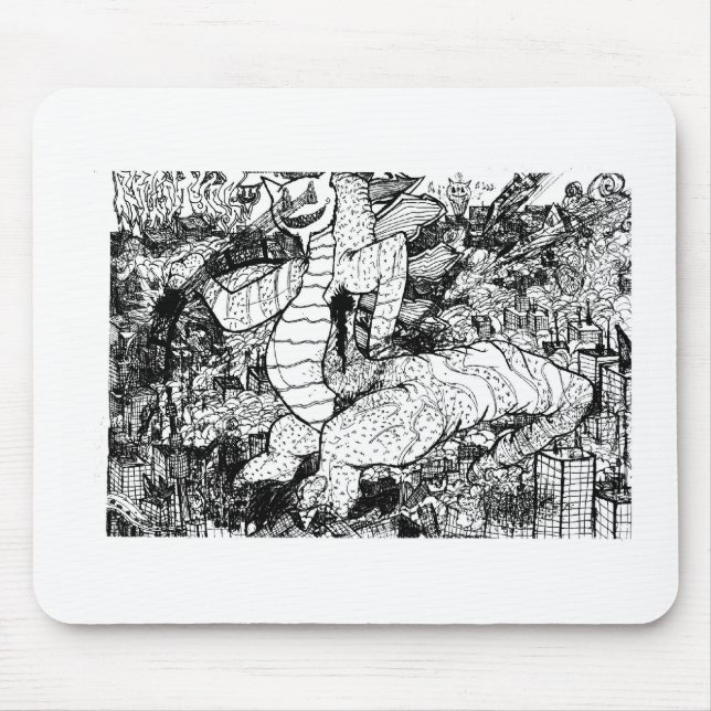 Percentum Godzilla Mouse Pad (Front)