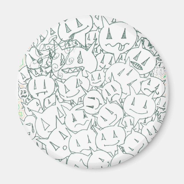 Percentum Heads Magnet (Front)