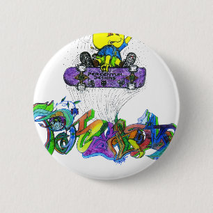 Percentum Ollie 6 Cm Round Badge