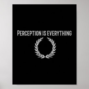 Perception Is Everything Stoic Quote Tank Top  Poster