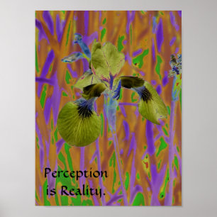 Perception is Reality Poster-Iris Poster