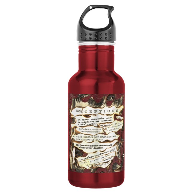 Perceptions Aluminium Water Bottle (Front)