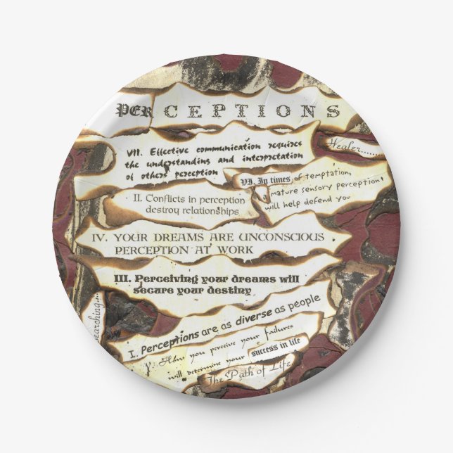 Perceptions Paper Plate (Front)