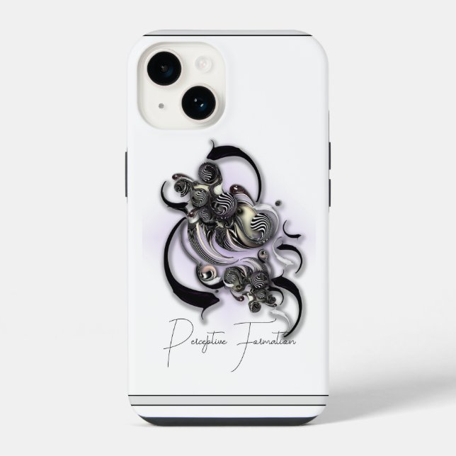 "Perceptive Formation", Apple iPhone 14 Case (Back)
