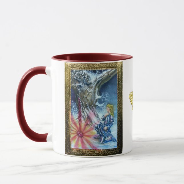 PERCEVAL AND VISION OF THE HOLY GRAIL MUG (Left)