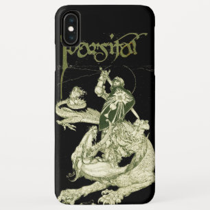 PERCEVAL FIGHTING DRAGON,QUEST HOLY GRAIL Fantasy Case-Mate iPhone Case