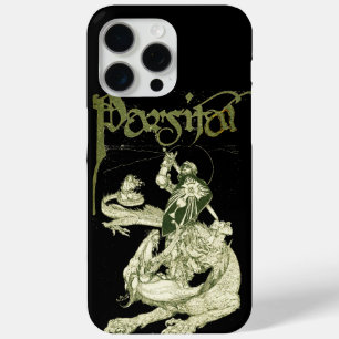 PERCEVAL FIGHTING DRAGON,QUEST HOLY GRAIL Fantasy iPhone 15 Pro Max Case