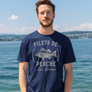 Perch Fillets Filets de Perch Lake Geneva T-Shirt
