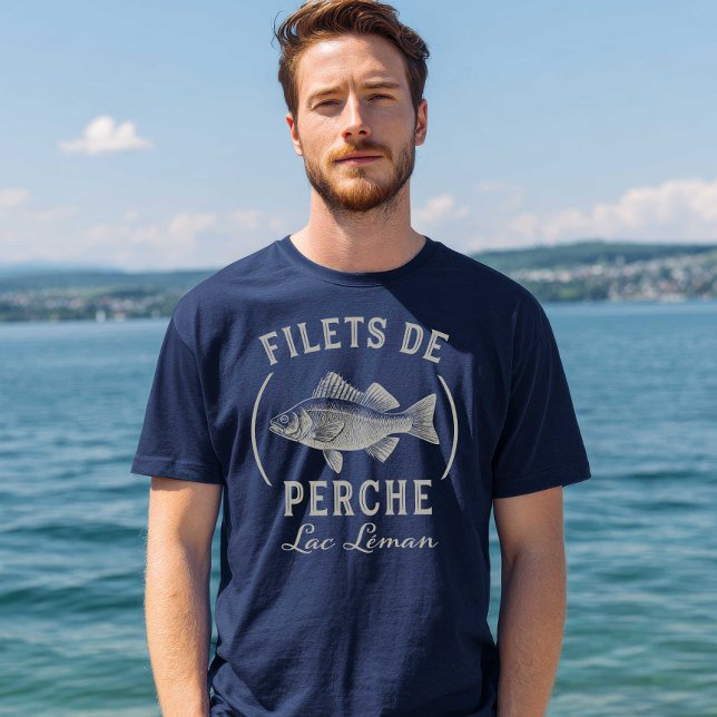 Perch Fillets Filets de Perch Lake Geneva T-Shirt (Creator Uploaded)