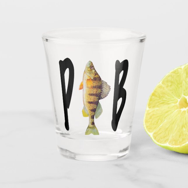 Perch PIB Shot Glass (Front)