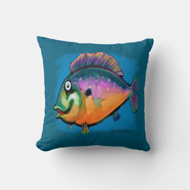 Perch Throw Pillow (Front)