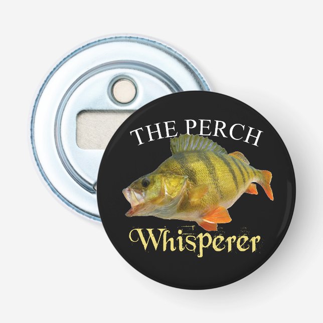 Perch Whisperer Dark Bottle Opener (Front)