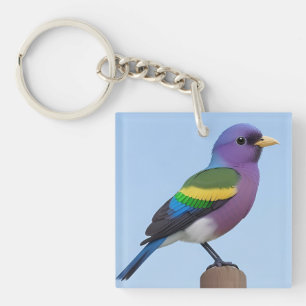 🌿 Perched Bird Design For Nature Inspired Style Key Ring
