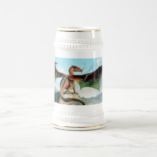 Perched Dragon Beer Stein
