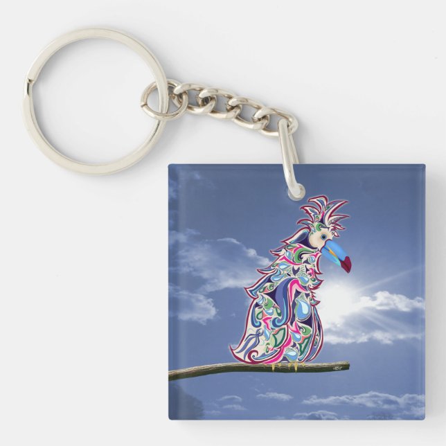 Perched Key Ring (Front)