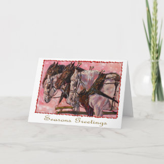 Percheron Holiday Card