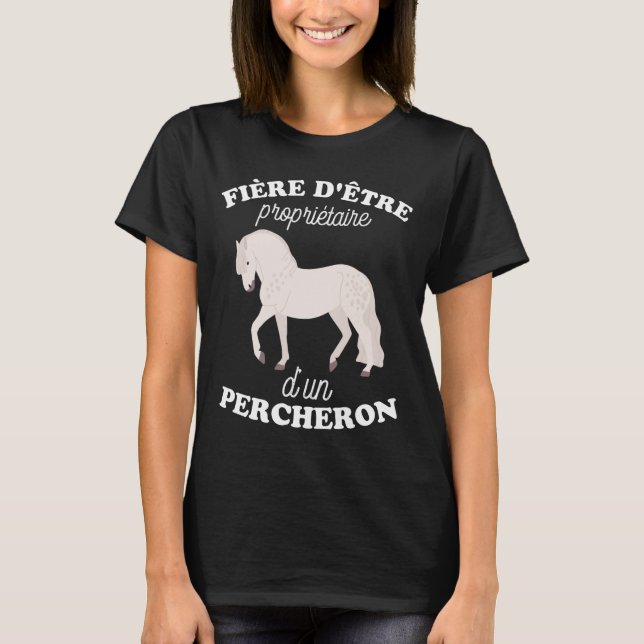 Percheron horse T-Shirt (Front)
