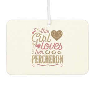Percheron HorseGift Horses Car Air Freshener