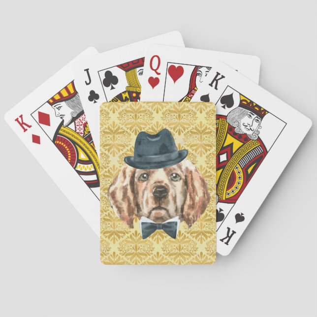 Percival the Lab Funny Dog Playing Cards (Back)