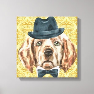 Percival the Lab Wrapped Canvas Print