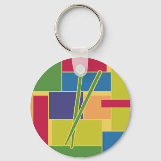 Percussion Colorblocks Keychain