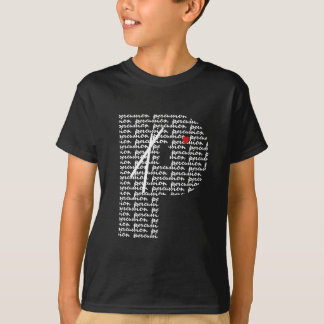 Percussion Letter P T-Shirt