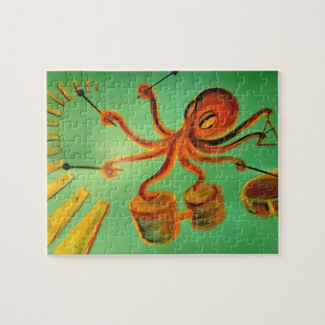 Percussion: Octopus Jigsaw Puzzle (Horizontal)