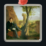 Percy Bysshe Shelley  1845 Metal Tree Decoration<br><div class="desc">Percy Bysshe Shelley | by Joseph Severn | Art Location: Keats-Shelley Memorial House,  Rome,  Italy | English Artist | Image Collection Number: XZL147691</div>