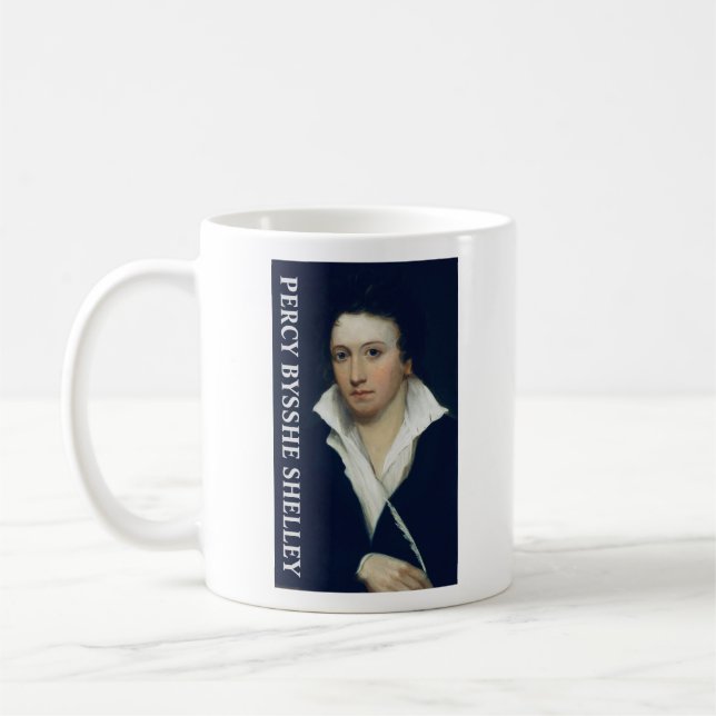 Percy Bysshe Shelley Coffee Mug (Left)